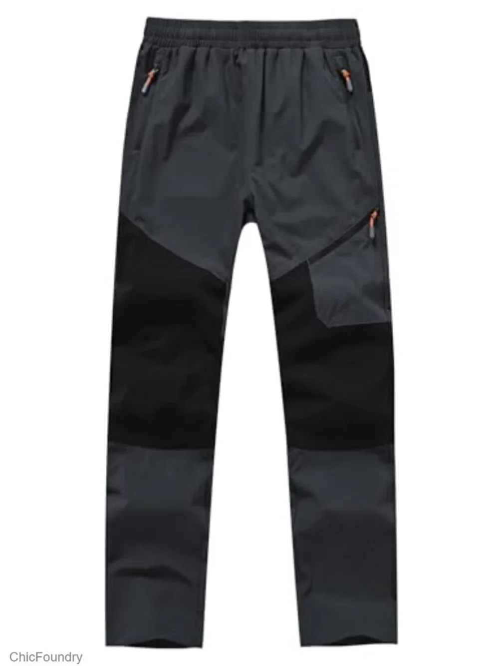 Quick Dry Cargo Joggers with Zipper Pockets Outdoor Pants